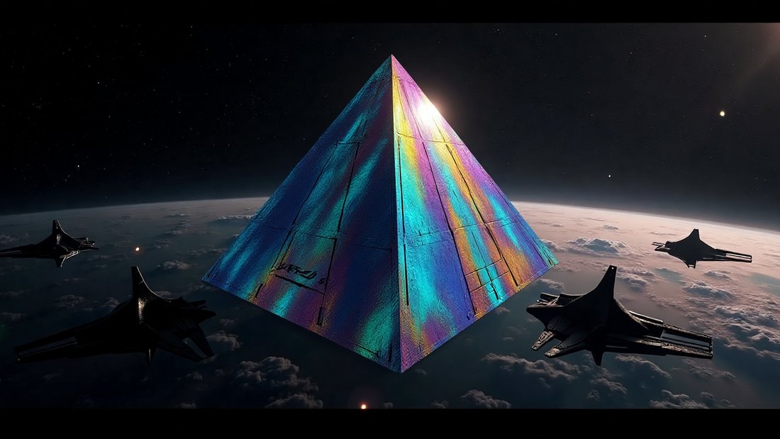 S13 — Tetraeder in Oelfilm-Pracht