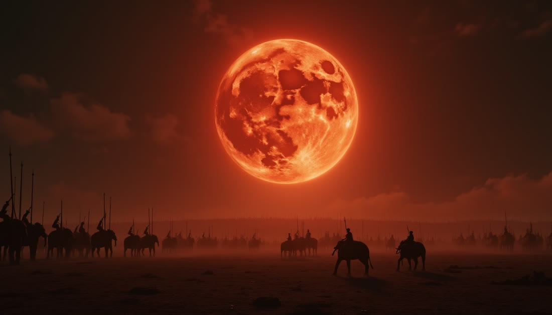 Schauplatz: Gaugamela unter der Mondfinsternis