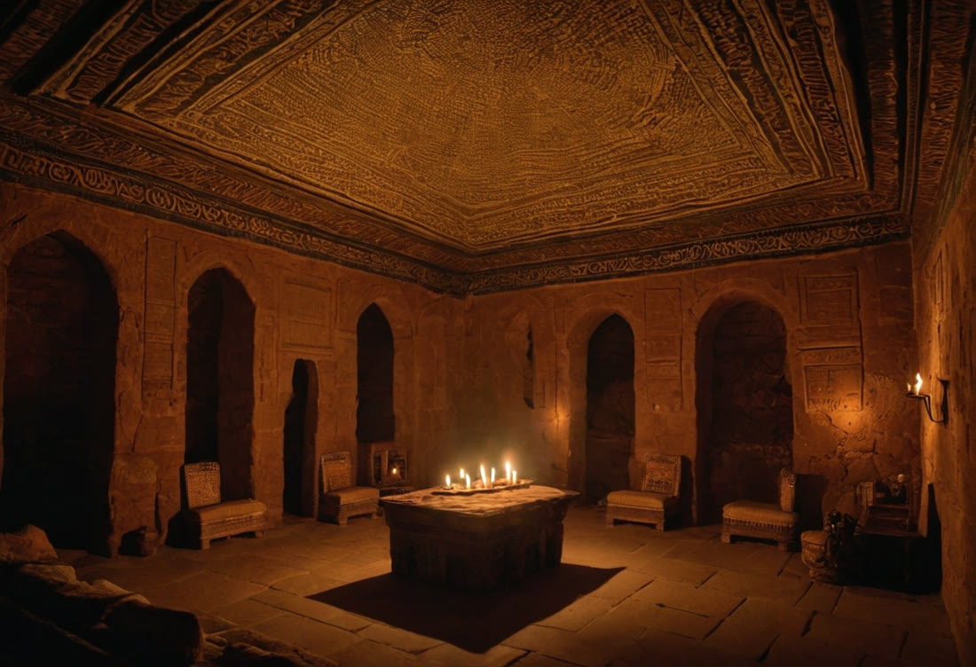 Schauplatz: der Kartenraum in Babylon