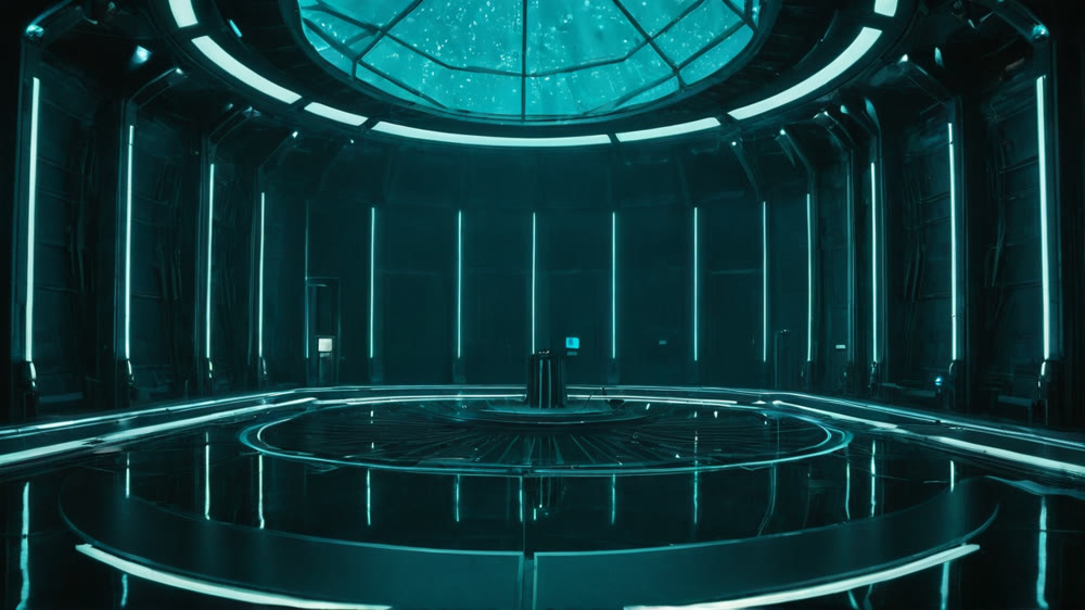 Shot 01 – Anflug auf die Atlantis-Kuppel