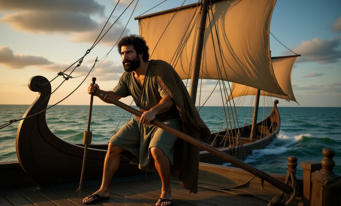 Shot 54 · Odysseus sticht in See
