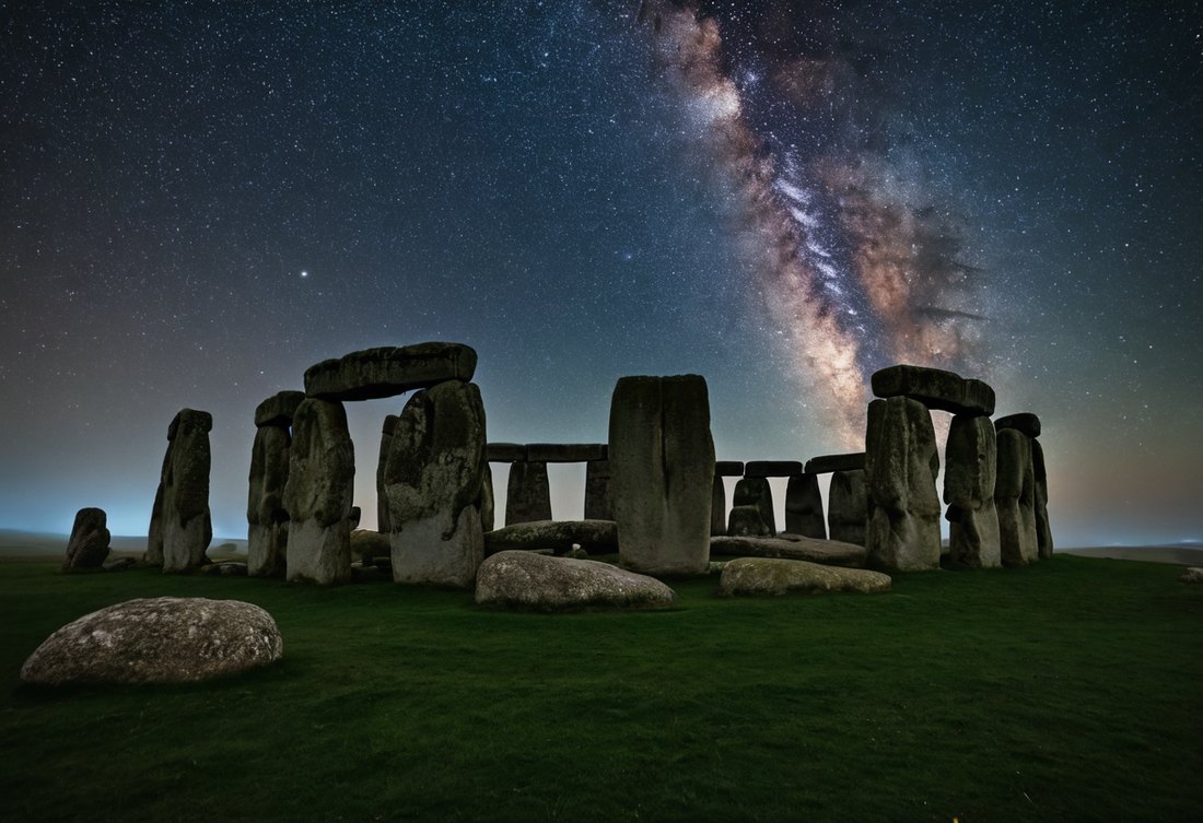 Schauplatz: Stonehenge unter Sternen
