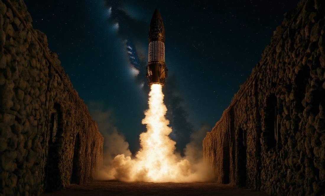rakete start