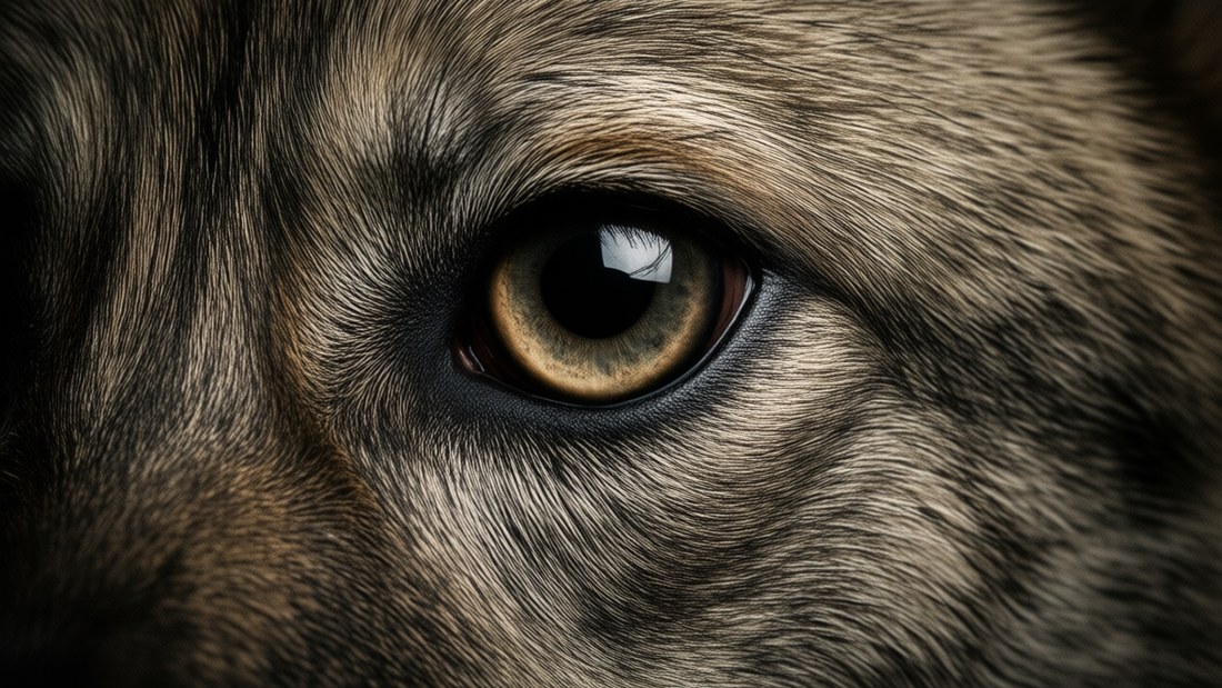Das eine Auge weitet sich
