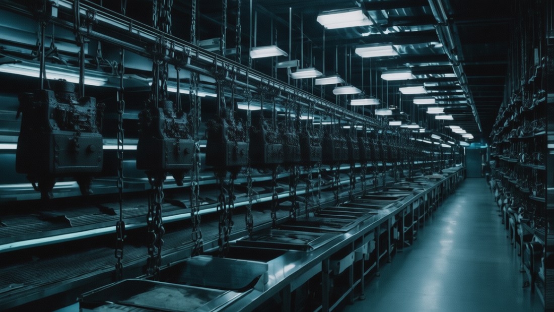 Das Labor, Techkreaturen an Haken