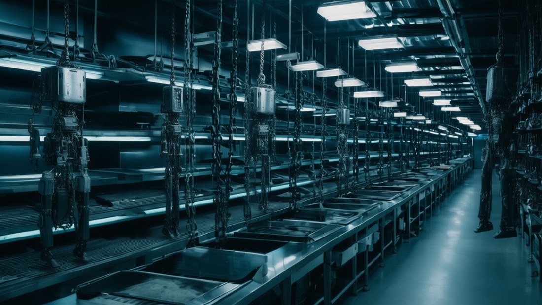 Das Labor, alle Maschinen still