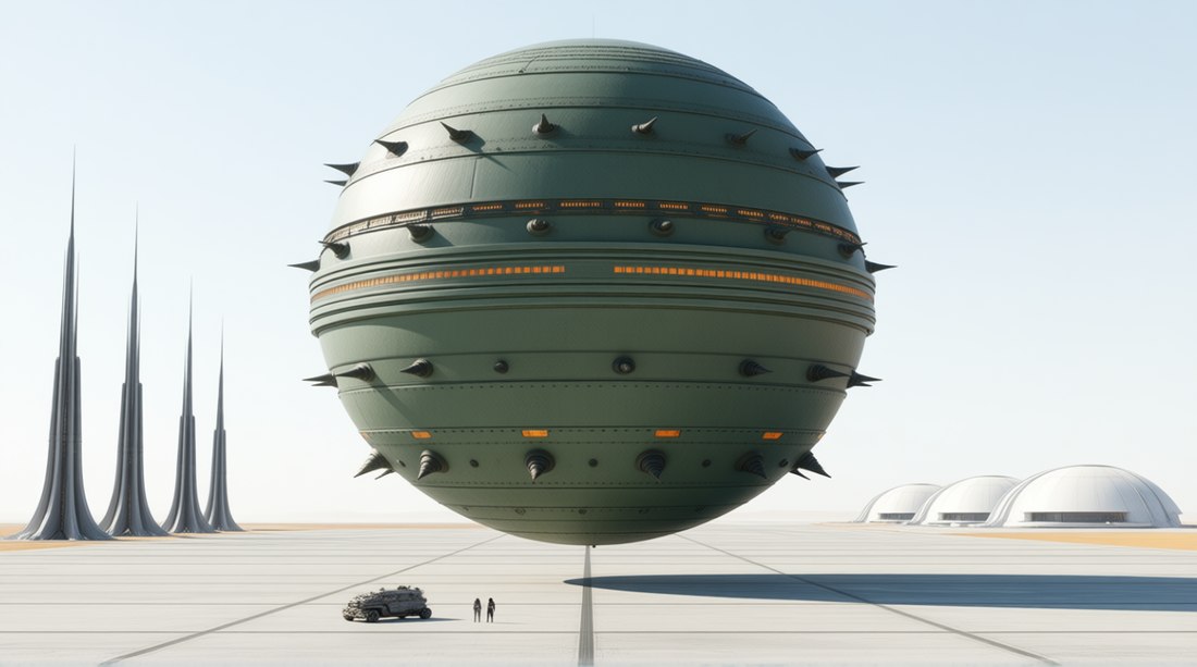 S011 &mdash; STARDUST II steht auf dem Raumhafen von Galakto-City