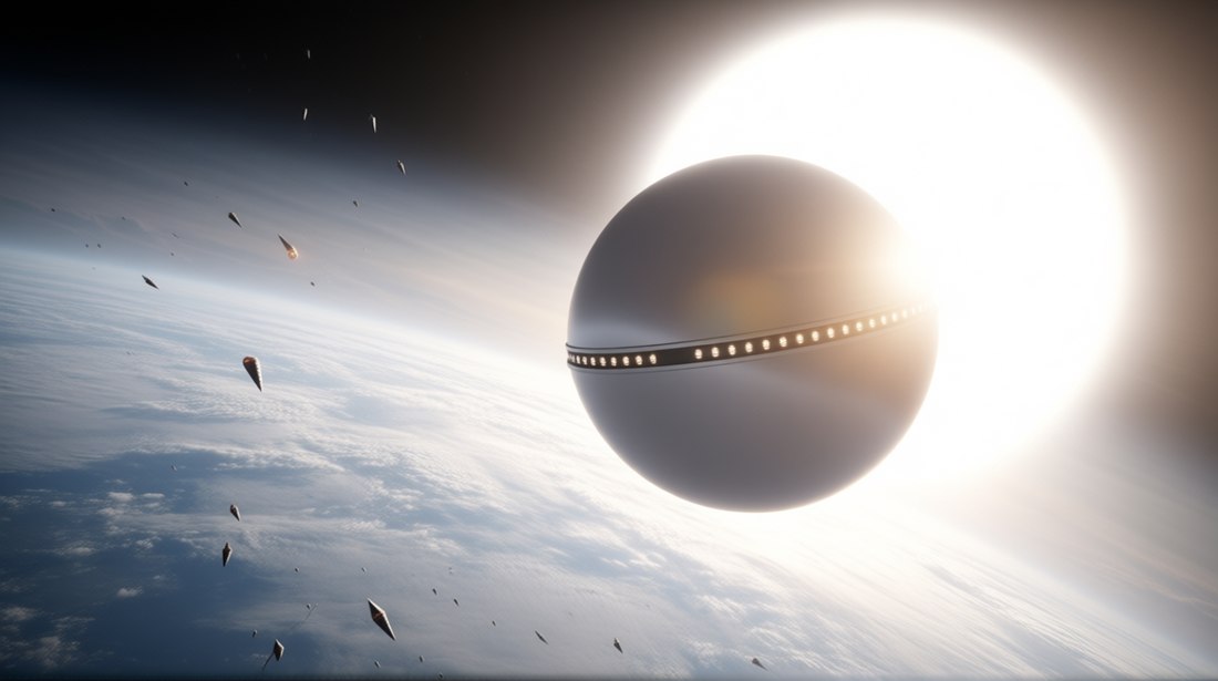 S070 &mdash; Ein Raumj&auml;ger dreht ins Licht der Wega