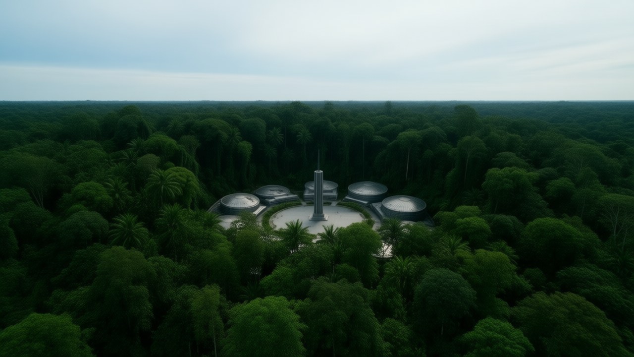 Ambur-Karbush von oben