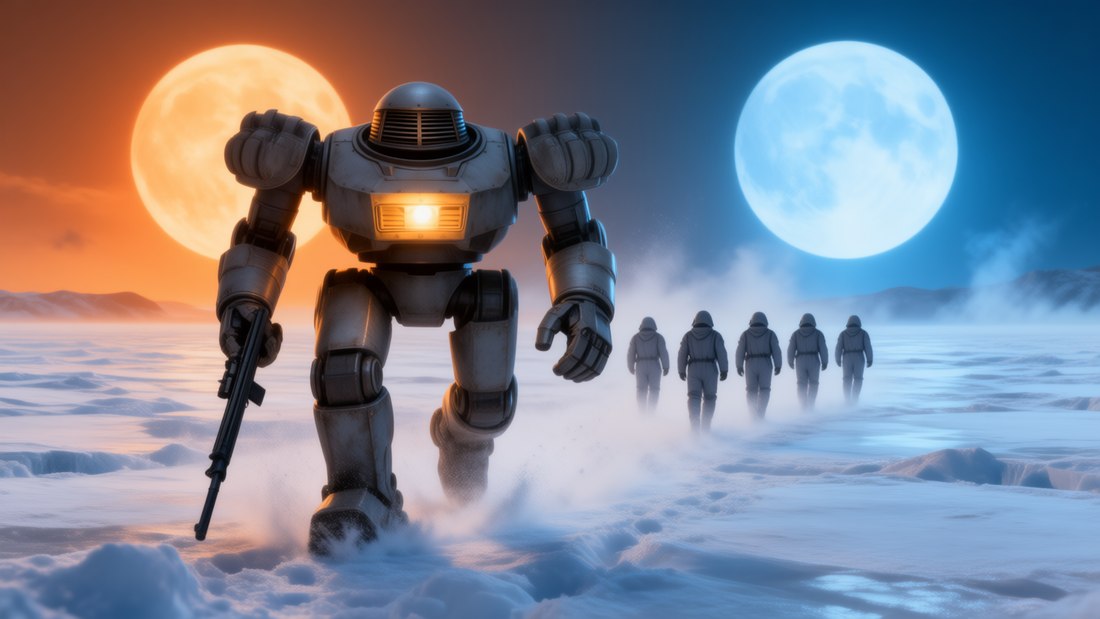 T102 &mdash; Die f&uuml;nf und der Roboter