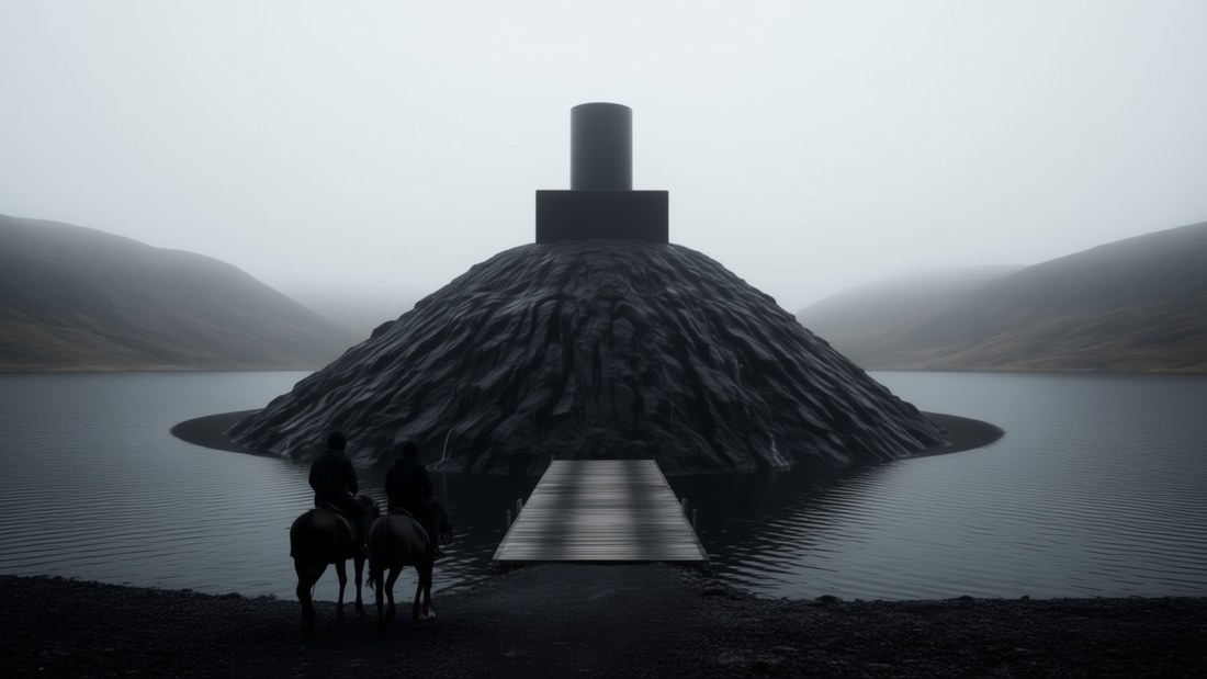 Refrain 3 &middot; Der schwarze See mit dem Turm