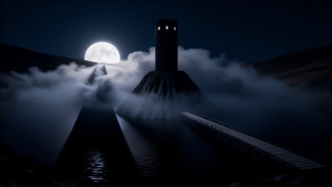 Schlussrefrain &middot; Der schwarze Turm bei Nacht