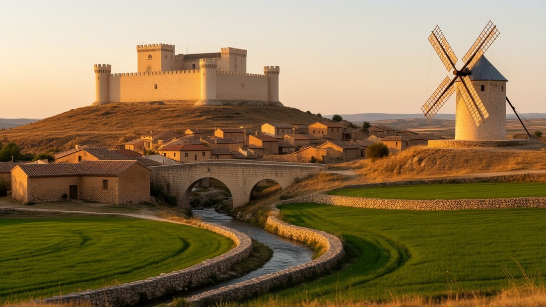 Ausklang &ndash; Abspann &middot; Kastell und Dorf Arcanjuiz