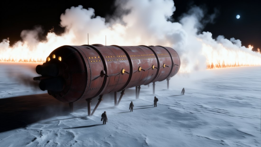 T046 — Die ORLA XI vor dem Feuer