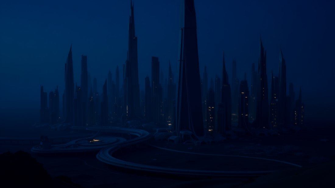 T060 — Terrania bei Nacht