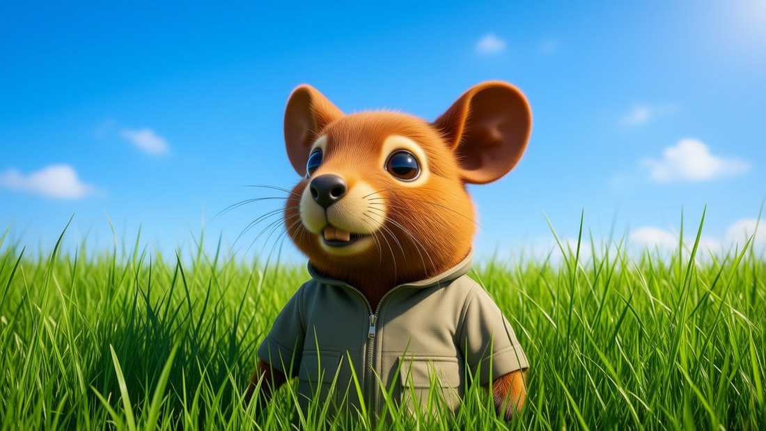 T106 — Gucky auf der Wiese