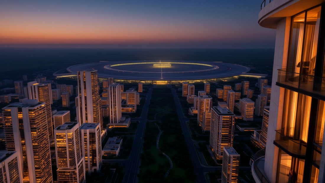 T121 — Die Stadt am Abend