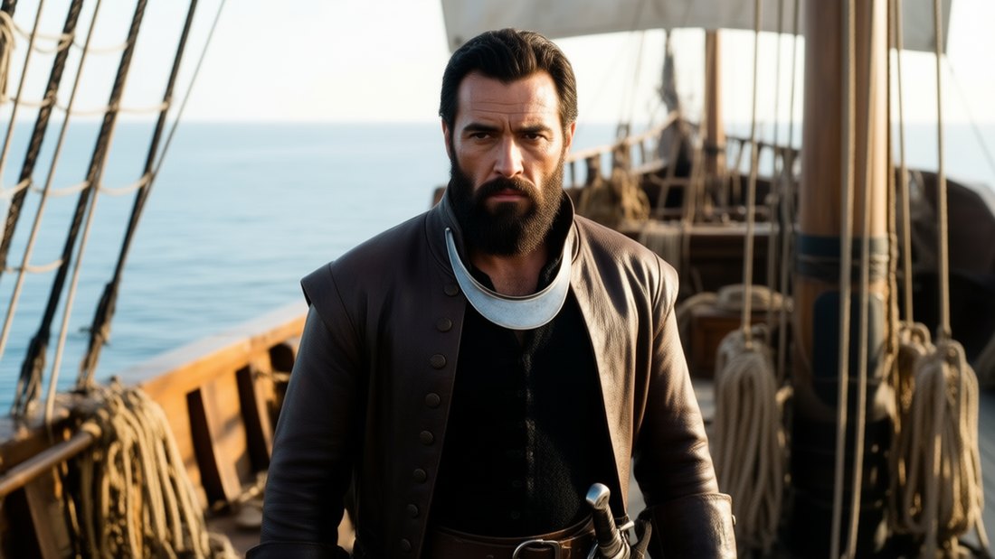 K006 &mdash; Intro &ndash; gesprochen an den Historiker: &bdquo;And a captain on another ship who did not trust my map.&ldquo;