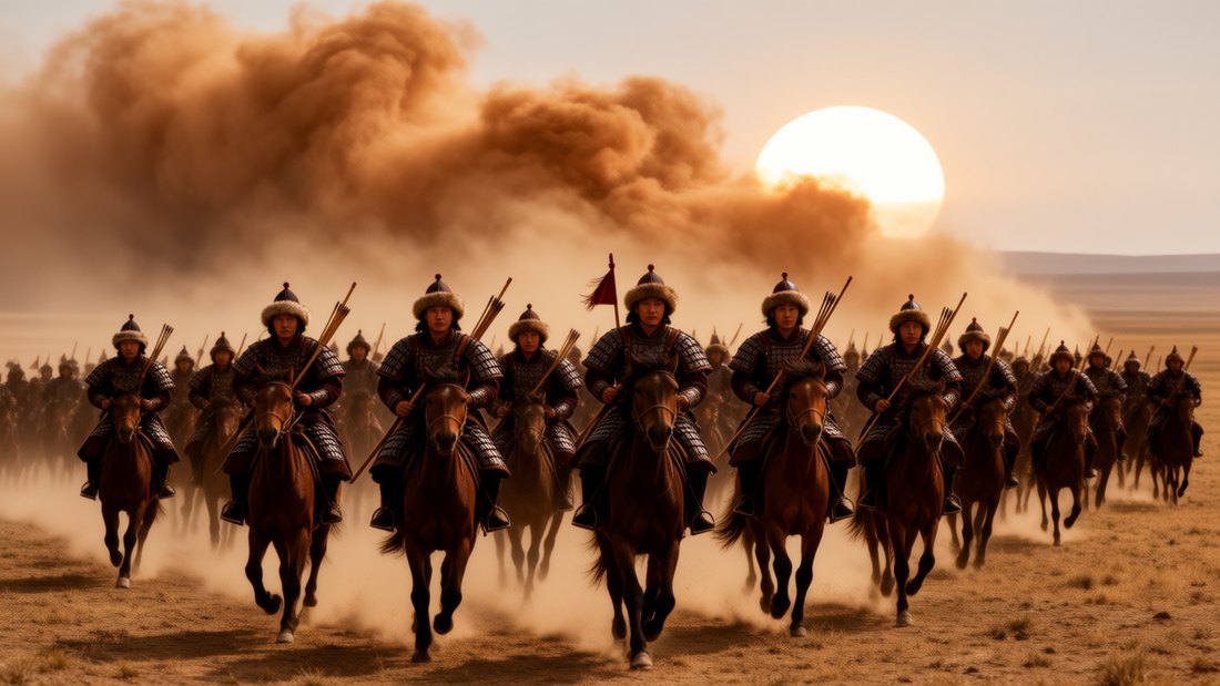 K022 &mdash; Strophe 2 &ndash; Reiter, Heerf&uuml;hrer, Sultan: &bdquo;The riders come from the west&ldquo;