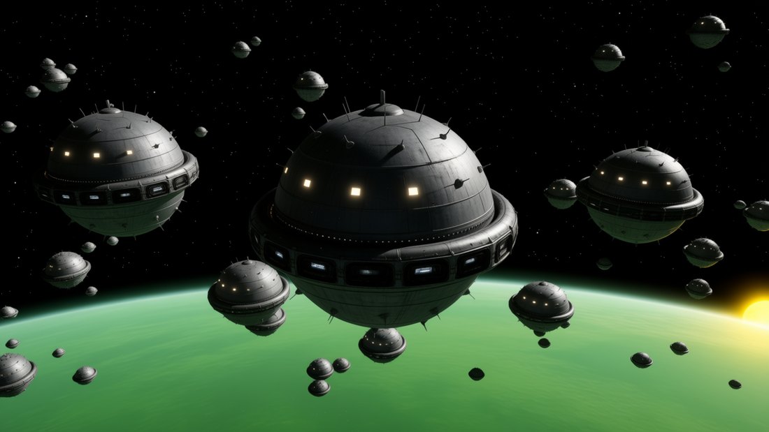 T096 &mdash; Die Robotflotte &uuml;ber Aralon